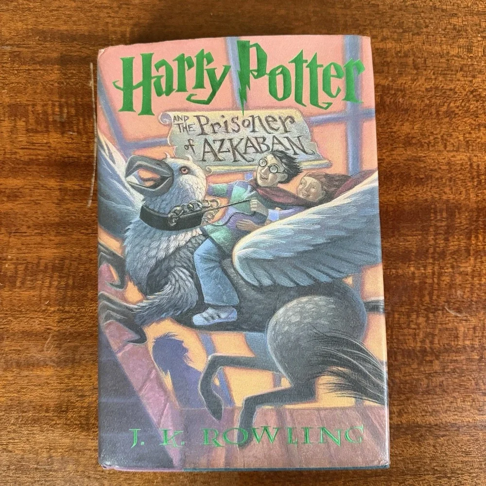 2 Harry Potter 1st American Editions Books-GOBLET OF FIRE - PRISONER OF AZKABAN